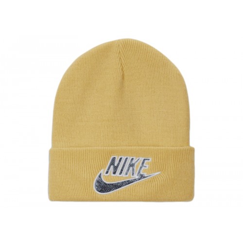 Supreme Nike Snakeskin Beanie Pale Yellow