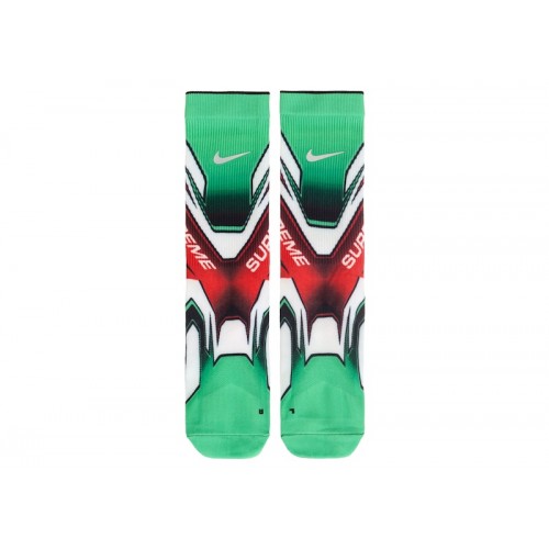 Supreme Nike Spark Crew Sock Green Multi