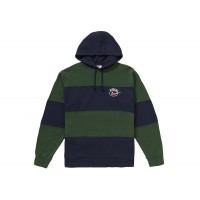Supreme Nike Stripe Hooded Sweatshirt Navy