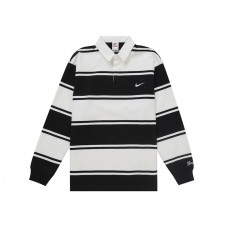Supreme Nike Stripe Rugby Black