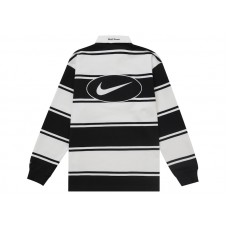 Supreme Nike Stripe Rugby Black