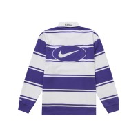 Supreme Nike Stripe Rugby Purple
