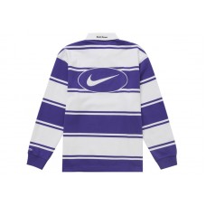 Supreme Nike Stripe Rugby Purple