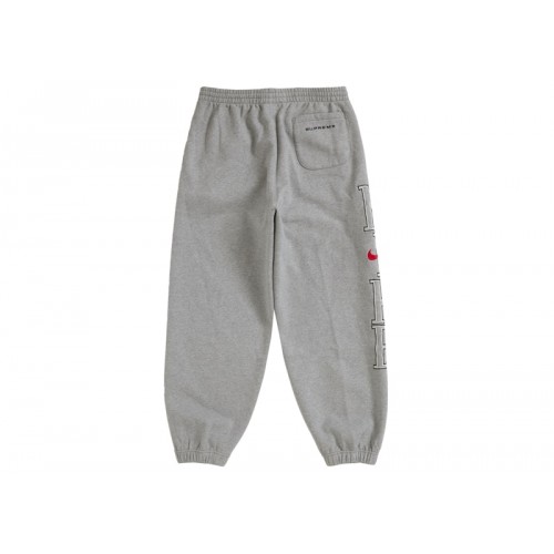 Supreme Nike Sweatpants Heather Grey
