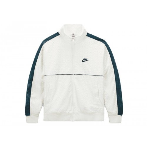 Supreme Nike Velour Track Jacket White