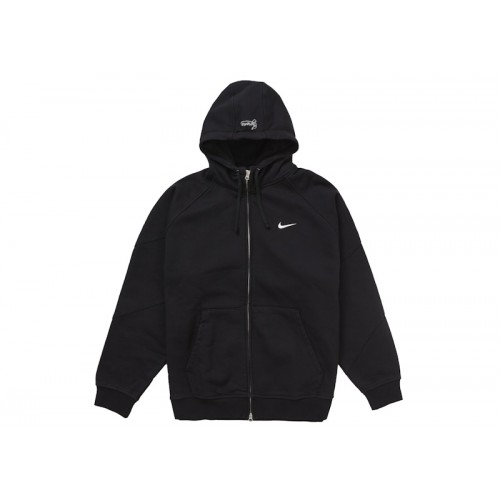 Supreme Nike Zip Up Hooded Sweatshirt Black