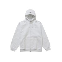 Supreme Nike Zip Up Hooded Sweatshirt White