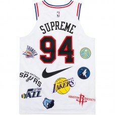 Supreme Nike/NBA Teams Authentic Jersey White