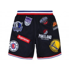 Supreme Nike/NBA Teams Authentic Short Black
