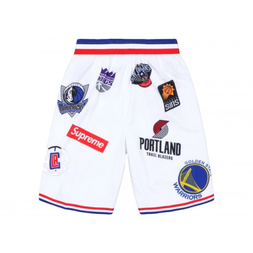 Supreme Nike/NBA Teams Authentic Short White