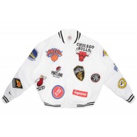 Supreme Nike/NBA Teams Warm-Up Jacket White