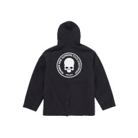 Supreme Number (N)ine Faux Shearling Hooded Coat Black