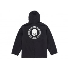 Supreme Number (N)ine Faux Shearling Hooded Coat Black