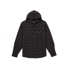 Supreme Number (N)ine Hooded Flannel Shirt Black