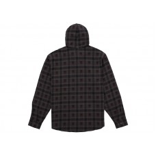 Supreme Number (N)ine Hooded Flannel Shirt Black