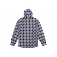 Supreme Number (N)ine Hooded Flannel Shirt Blue