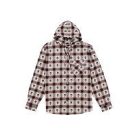 Supreme Number (N)ine Hooded Flannel Shirt White