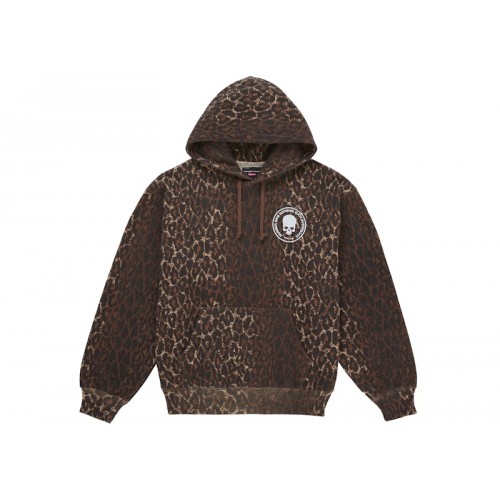 Supreme Number (N)ine Hooded Sweatshirt Leopard
