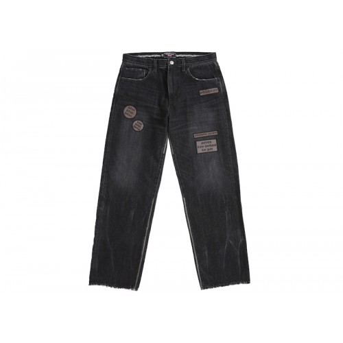 Supreme Number (N)ine Patches Loose Fit Jean Black Supreme Number (N)ine Patches Loose Fit Jean Black