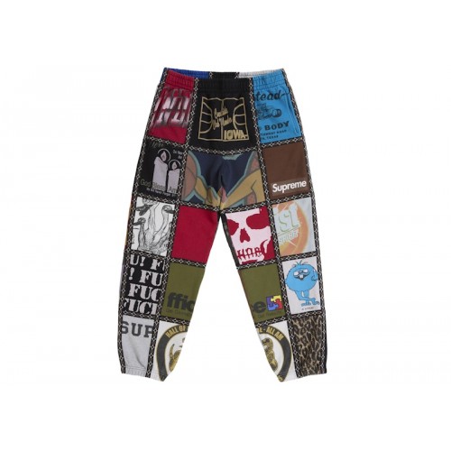 Supreme Number (N)ine Patchwork Sweatpant Multicolor