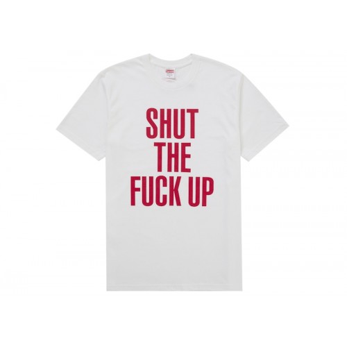 Supreme Number (N)ine Shut Up Tee White