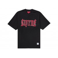 Supreme Old English S/S Top (SS24) Black