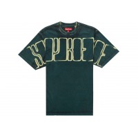 Supreme Overprint Knockout S/S Top Dark Teal