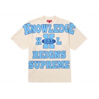 Supreme Overprint Knowledge S/S Top Stone