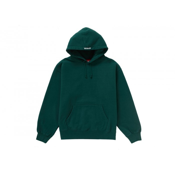 Supreme Paint Hooded Sweatshirt Dark Green