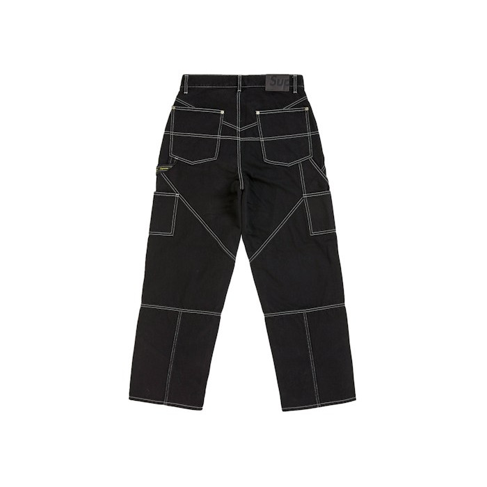 Брюки Supreme Paneled Double Knee Painter Pant Black Брюки Supreme Paneled Double Knee Painter Pant Black