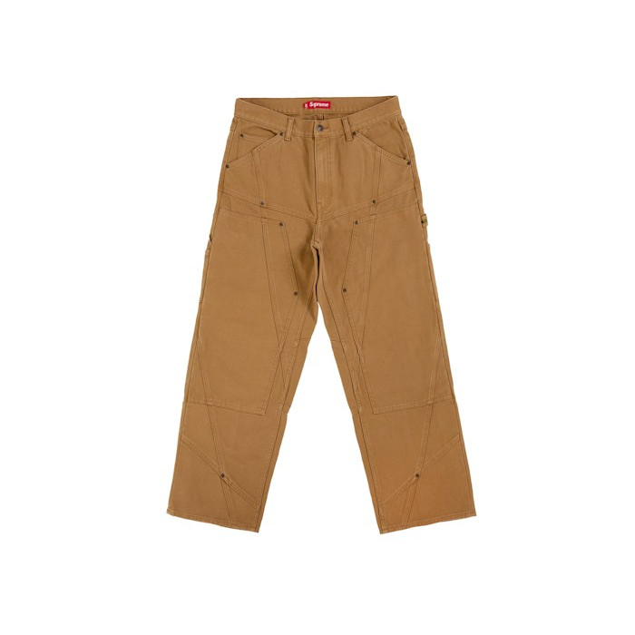 Брюки Supreme Paneled Double Knee Painter Pant Tan Брюки Supreme Paneled Double Knee Painter Pant Tan