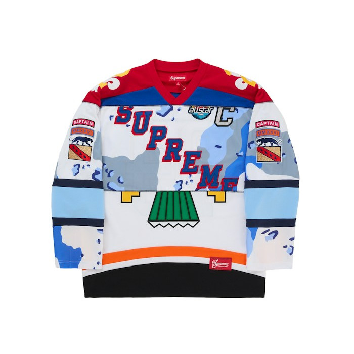 Джерси Supreme Paneled Hockey Jersey White Джерси Supreme Paneled Hockey Jersey White