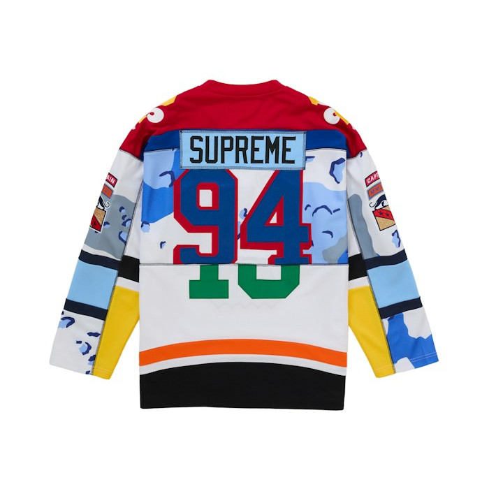 Джерси Supreme Paneled Hockey Jersey White Джерси Supreme Paneled Hockey Jersey White