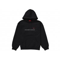 Supreme Small Box Hooded Sweatshirt (Paris Shop) Black