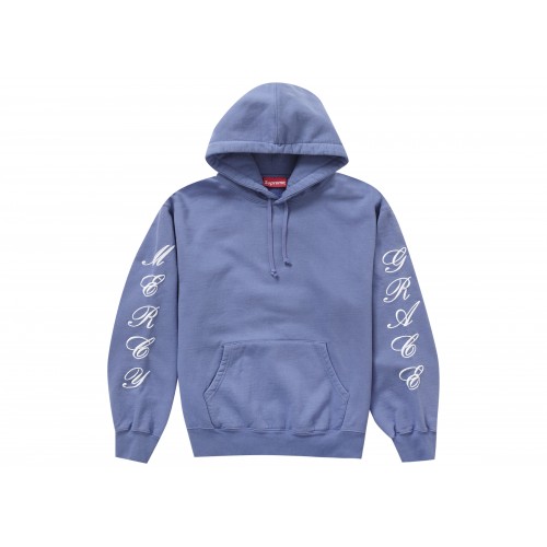 Оригинальный шмот Supreme Patches Spiral Hooded Sweatshirt Light Purple - 70см