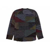 Supreme Patchwork Jacquard L/S Top Black