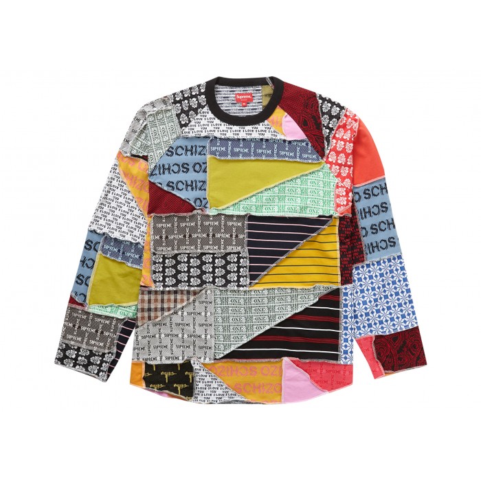 Купить оригинальную Supreme Patchwork Jacquard L/S Top Multicolor