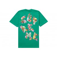 Supreme Patchwork Tee Green