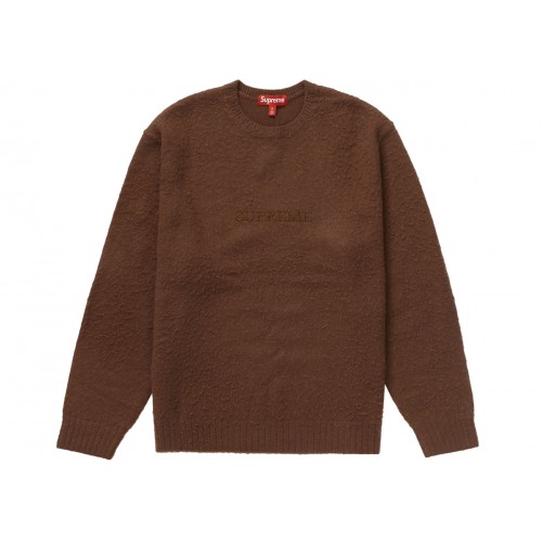 Оригинальный шмот Supreme Pilled Sweater (FW23) Brown