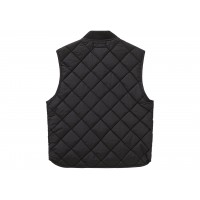 Supreme Pins Quilted Work Vest Black