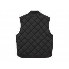 Supreme Pins Quilted Work Vest Black