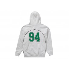 Supreme Boxy Piping Arc Hooded Sweatshirt Ash Grey