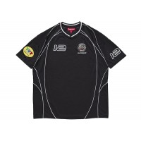 Supreme Piping Soccer Jersey Black