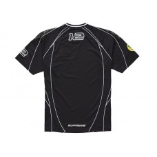 Supreme Piping Soccer Jersey Black
