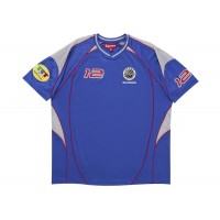 Supreme Piping Soccer Jersey Blue