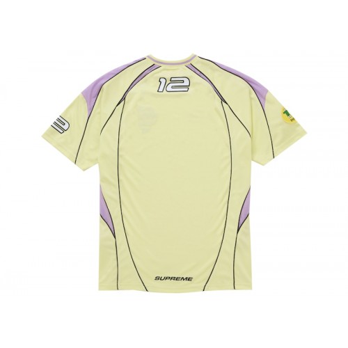 Supreme Piping Soccer Jersey Yellow