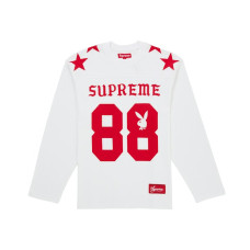 Supreme Playboy L/S Football Top White