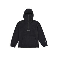 Supreme Polartec Face Mask Half Zip Hooded Sweatshirt Black