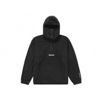 Supreme Polartec Facemask Half Zip Hooded Sweatshirt Black