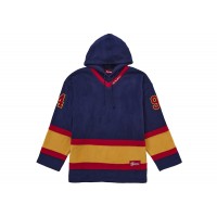 Supreme Polartec Hooded Hockey Jersey Navy